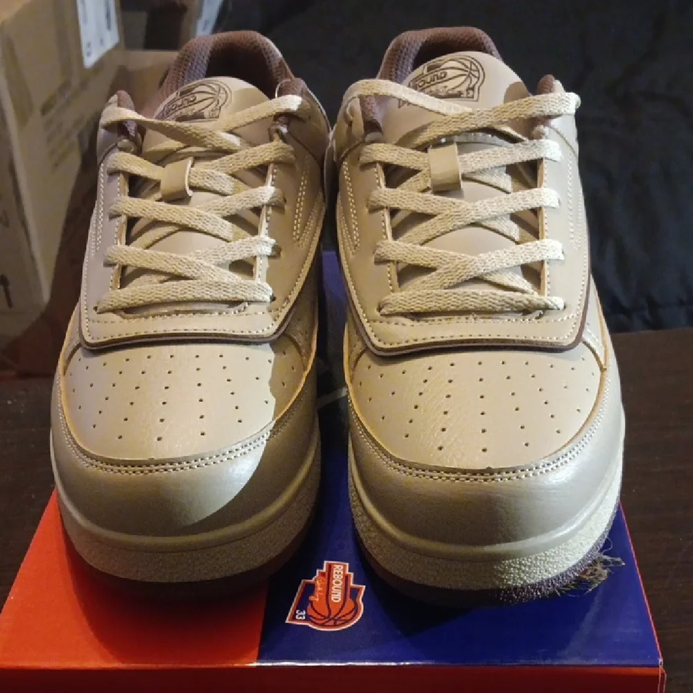 Ewing Orion Low "Cream Maroon" Sneakers Mens 9 Womens 10.5 NWBOX - Picture 4 of 10